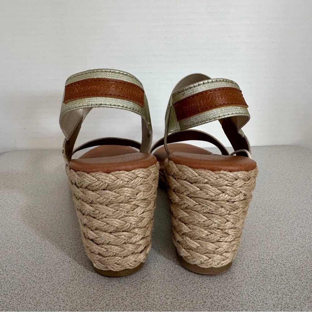 NEW Tommy Bahama‎ Sakura With Silver Elastic Straps